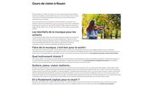 Cours de violon à Rouen