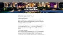 eclairage exterieur