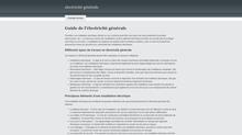 guide de l'electricite generale