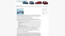 la voiture en Europe