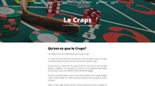 le jeud du craps