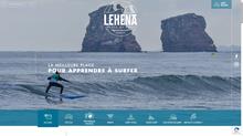 École de surf à Hendaye