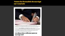 se marier, quelles formalités ?