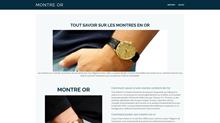 montre or