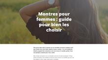 montres femme