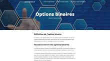 les options binaires