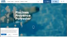 Installation piscine coque polyester - Piscines Provence Polyester