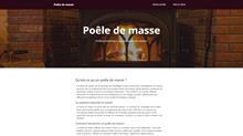 poele de masse