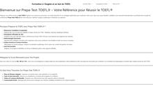 Préparation au test TOEFL
