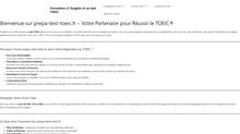 Préparation au test TOEIC