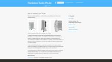 infos sur le radiateur a bain d'huile