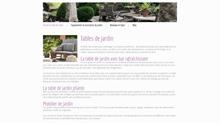 infos sur la table de jardin
