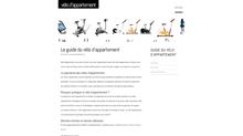 le velo d'appartement