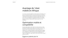 Apps de paris en Afrique 2023