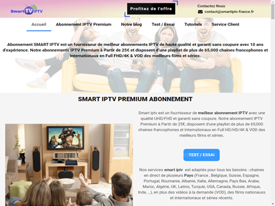 Smart Iptv | Premium Abonnement Iptv