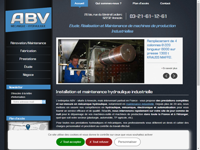 Installation et maintenance de systèmes mécaniques hydrauliques