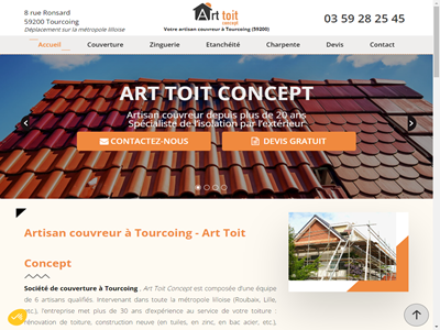 Entreprise de rénovation toiture à Tourcoing