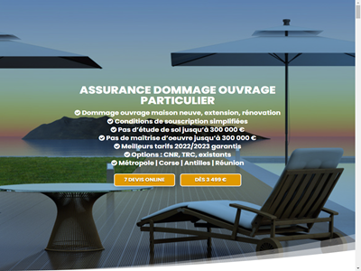 Assurance dommage ouvrage particulier 