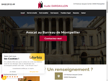 Cabinet d’avocat Aude Dardaillon au Barreau de Montpellier