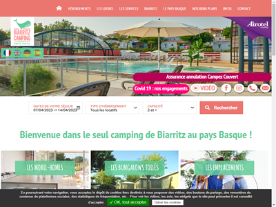 Camping Biarritz : Camping au Pays Basque