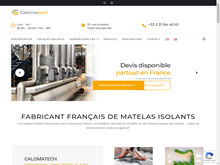 Calomatech : Fabricant français de matelas d’isolation thermique
