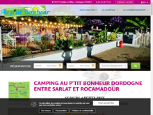 Camping en Dordogne: Au P'tit Bonheur