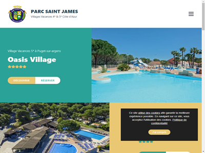 camping Cote d'Azur - Parc Saint-James