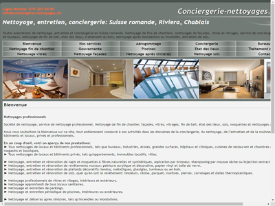 Service suisse de nettoyage professionnel et conciergerie