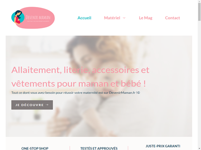 Devenirmaman.fr : site dédiée aux futures mamans