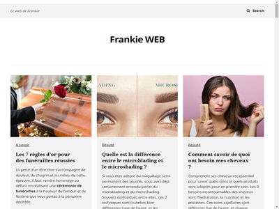 Le web de Frankie