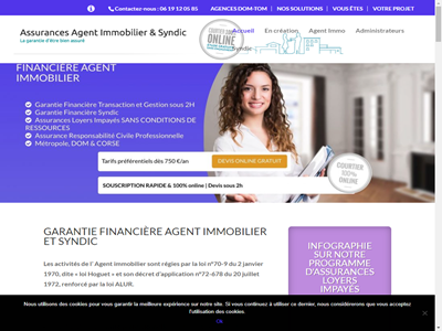 Garantie financière agent immobilier