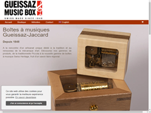 Gueissaz Music Box, atelier de création de boîtes à musique