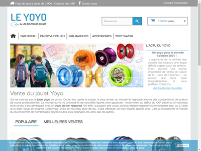 Vente du jouet yoyo par internet