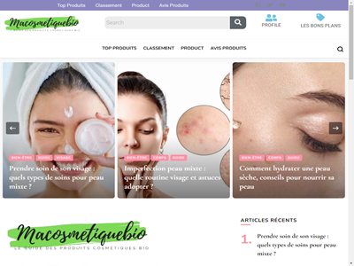 Macosmetiquebio, le guide des meilleurs produits cosmétiques bio