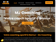 Coach sportif du club fitness MJ Coaching à Namur