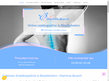 Ostéopathe pour sénior à Riedisheim, Martine Busch