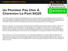 Plombier Charenton-le-pont 24/24