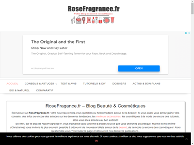 Rose Fragance, votre blog beauté et cosmétiques