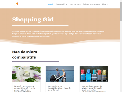 Shopping girl : comparatifs, bon plans et code promo