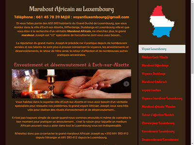 Mr Joseph : célèbre voyant medium et marabout africain au Luxembourg