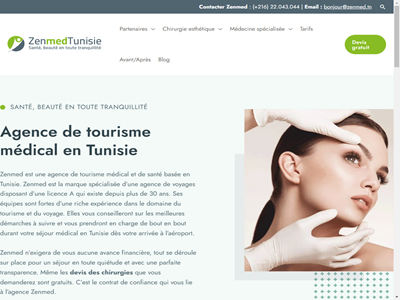 Zenmed Tunisie, votre allié de la chirurgie esthétique